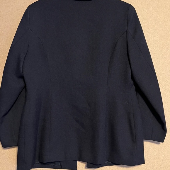 Elegant dark navy Women's Blazer - Picture 3 of 4